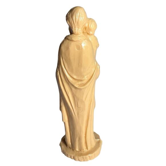 VTG Saint Joseph Statue Figure Home Devotional Shrine Altar Plastic 6" Jesus - Picture 4 of 11